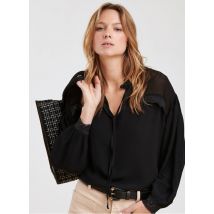 La Fee Maraboutee - Ruimvallende top met ronde hals - 3 Maat - Zwart