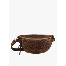 Jerome Dreyfuss - Suède heuptasje met print - Een Maat - Bruin