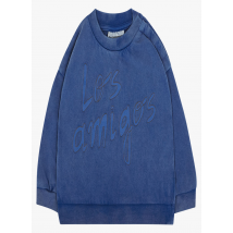 The Campamento - Katoenen sweater met ronde hals en print - 12-18mois Maat - Blauw
