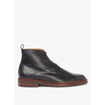 Bobbies - Leren veterlaarsjes - 42 Maat - Zwart