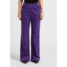 Suncoo - Pantalón de algodón de talle alto - Talla 2 - Violeta