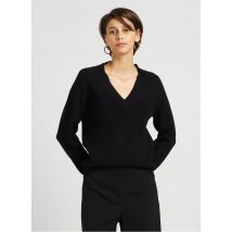 Maison 123 - Rechte trui met v-hals - S Maat - Zwart