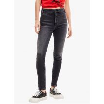 Desigual - Jean skinny taille haute en coton - Taille 44 - Noir