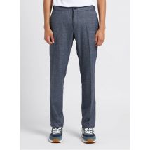 Hackett - Rechte - geruite broek katoenblend - 32 Maat - Blauw