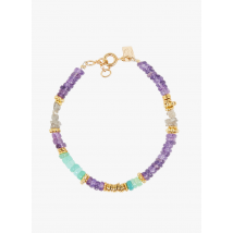 L'atelier Des Dames - Bracelet pierres fines en laiton - Taille Unique - Multicolore