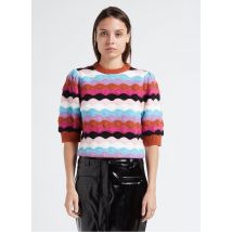 Suncoo - Jacquardtrui met ronde hals - 0 Maat - Roze