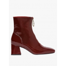 Bocage - Lackleder-stiefeletten - Größe 37 - Prune