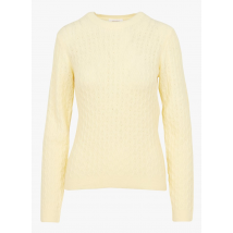 Kookai - Figurbetonter strickpullover mit rundhalsausschnitt - Größe 2 - Gelb