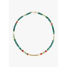 L'atelier Des Dames - Halskette mit schmucksteinen aus messing - Einheitsgröße - Mehrfarbig