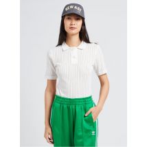 Marc O'polo - Polo en coton côtelé - Taille XS - Blanc