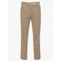 Samsoe Samsoe - Pantalón de pana de algodón orgánico - Talla 50 - Marrón