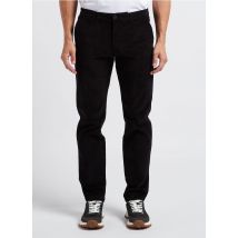Selected - Pantalon droit en velours de coton bio mélangé - Taille 33/34 - Noir