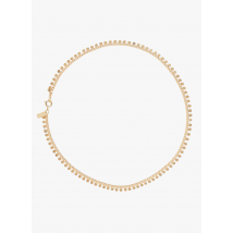 L'atelier Des Dames - Collier chaîne pastille en laiton - Taille Unique - Doré