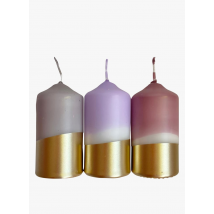 Pink Stories - Lot de 3 bougies - Taille Unique - Multicolore