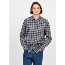 Atelier Prive - Camisa slim fit de algodón a cuadros con cuello clásico - Talla 37/38 - Azul