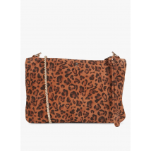 Craie - Pochette en cuir métallisé - Taille Unique - Marron