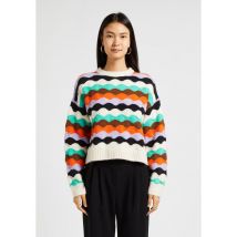 Suncoo - Rundhalspullover aus jacquard - Größe 3 - Beige