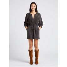 See U Soon - Combi short Col V en coton mélangé - Taille 0 - Gris