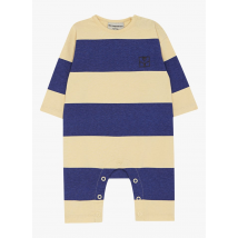 The Campamento - Gestreepte - katoenen jumpsuit met ronde hals - 6-9mois Maat - Blauw