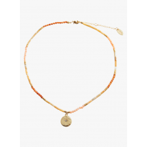 Mango - Collar cadena de perlas - Talla única - Dorado