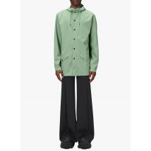 Rains - Coupe-vent imperméable à capuche - Taille M - Vert
