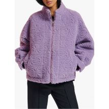 Essentiel Antwerp - Chaqueta recta con cuello alto - Talla M - Violeta
