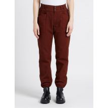 One Step - Pantalon slouchy en coton - Taille 34 - Marron