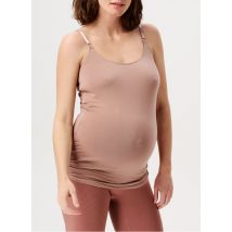 Noppies - Borstvoedingstop van biologisch stretchkatoen - M Maat - Beige