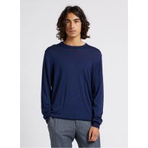 Hackett - Trui met ronde hals wolblend - L Maat - Blauw