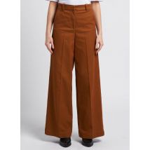 Sessun - Pantalon large en coton mélangé - Taille 34 - Marron