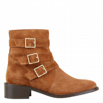 Cosmoparis - Suède enkellaarzen - 37 Maat - Bruin