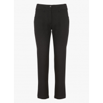 Cotelac - Rechte broek linnenblend - 3 Maat - Zwart