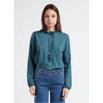 Emile Et Ida - Top van biokatoen met v-hals - XS Maat - Groen