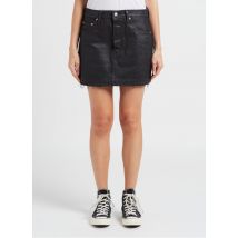 Levi's - Falda corta recta de algodón - Talla 24 - Negro