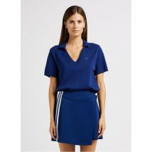 Adidas - Jersey recto de algodón con cuello de pico - Talla M - Azul