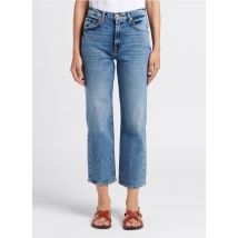 7 For All Mankind - Rechte jeans met hoge taille - 29 Maat - Blauw