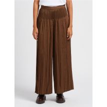 Cotelac - Pantalon taille haute plissé large - Taille 2 - Vert