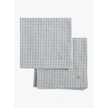 La Cerise Sur Le Gateau - 2er-set tischsets aus baumwolle mit blumenprint - Einheitsgröße - Weiß