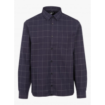 New Man - Geruit - katoenen overhemd met klassieke kraag - XL Maat - Blauw