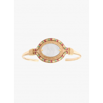 Satellite Paris - Brazalete de latón dorado - Talla única - Multicolor