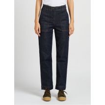 Bensimon - Gerade geschnittene high waist raw denim jeans aus baumwolle - Größe 38 - Blau