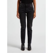 Pablo - Slim fit jeans van katoenmix met hoge taille - 42 Maat - Zwart