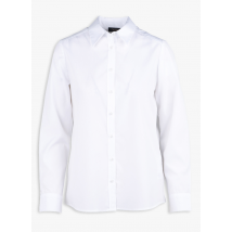 Caroll - Aansluitend - katoenen overhemd met klassieke kraag - 36 Maat - Wit