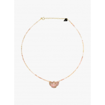 Mon Precieux Gem - Halskette aus natursteinen - Einheitsgröße - Rosa