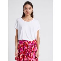 Margaux Lonnberg - Ruimvallend t-shirt met ronde hals - 1 Maat - Wit