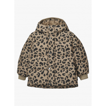 Liewood - Kort donsjack met print - 3A Maat - Bruin