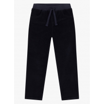 Petit Bateau - Rechte broek katoenblend - 10A Maat - Blauw