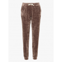Banana Moon - Pantalón de jogging efecto terciopelo - Talla S - Marrón