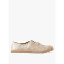 Bensimon - Baskets basses aspect velours - Taille 39 - Doré