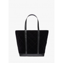 Vanessa Bruno - Gewatteerde shopper van velours - Een Maat - Zwart